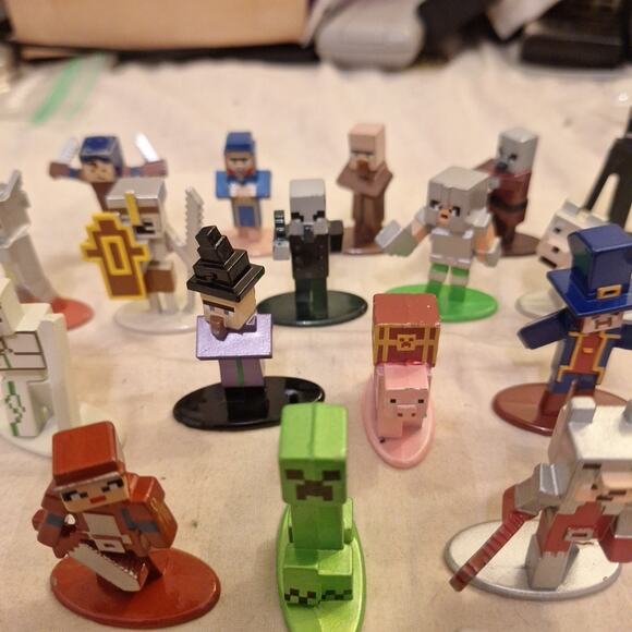 2020 Minecraft Nano Metalfigs Die-Cast Set of 19 - Picture 4 of 5
